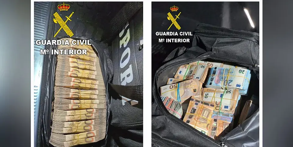 Traffic control in Cádiz uncovers €815,775 undeclared in Audi Q7