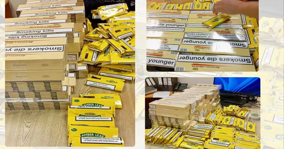 Four passengers arrested at Paphos airport with hundreds of cigarette cartons