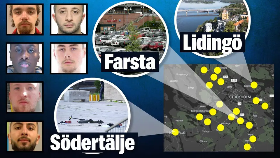 129 men banned from Swedish street gangs – control squares and schoolyards