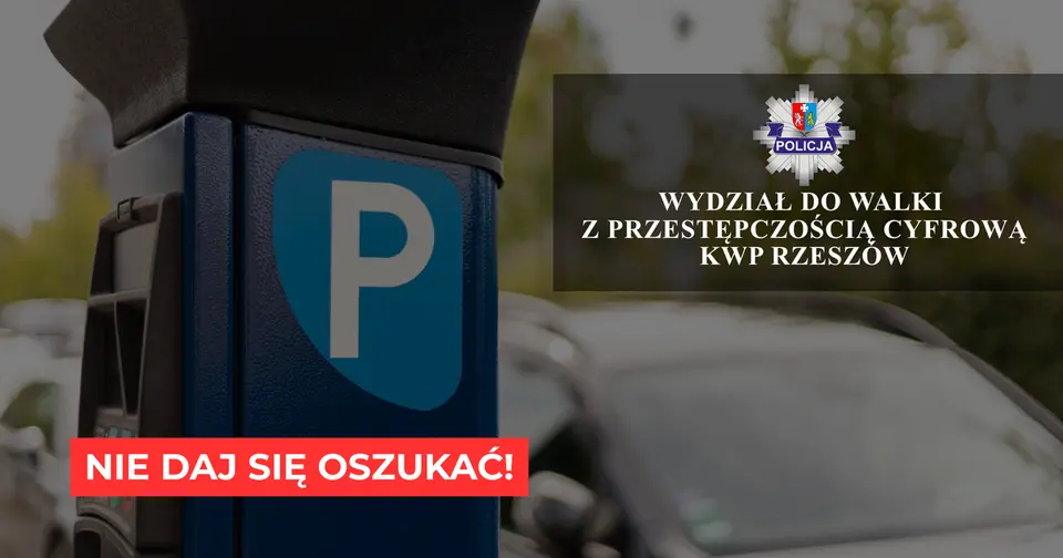 Fałszywe SMS-y o parkingu – policja Podkarpacka ostrzega przed phishingiem