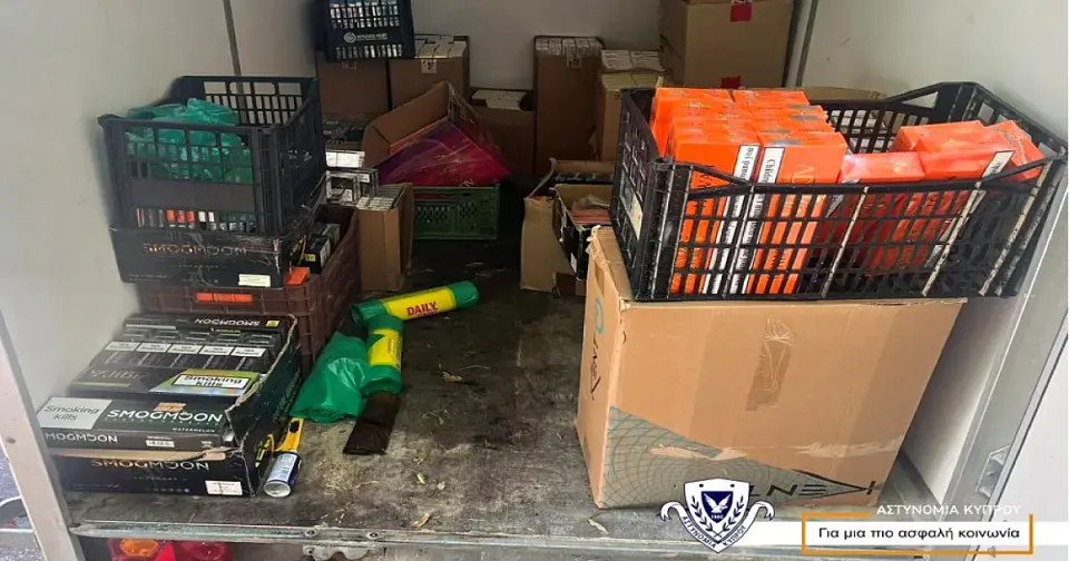 Seizure of 66+ kilograms of untaxed tobacco and 406 cigarette cartons in Ayia Napa