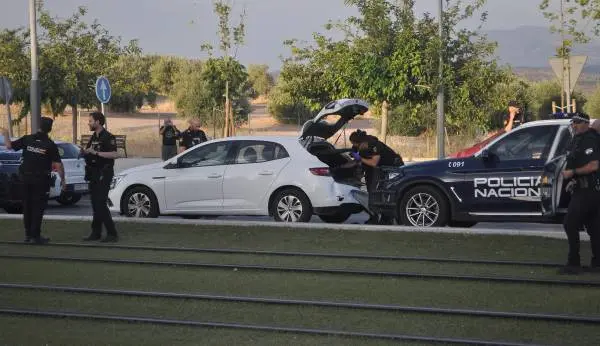 Detenido en Jaén tras una persecución desde Granada con un coche tiroteado