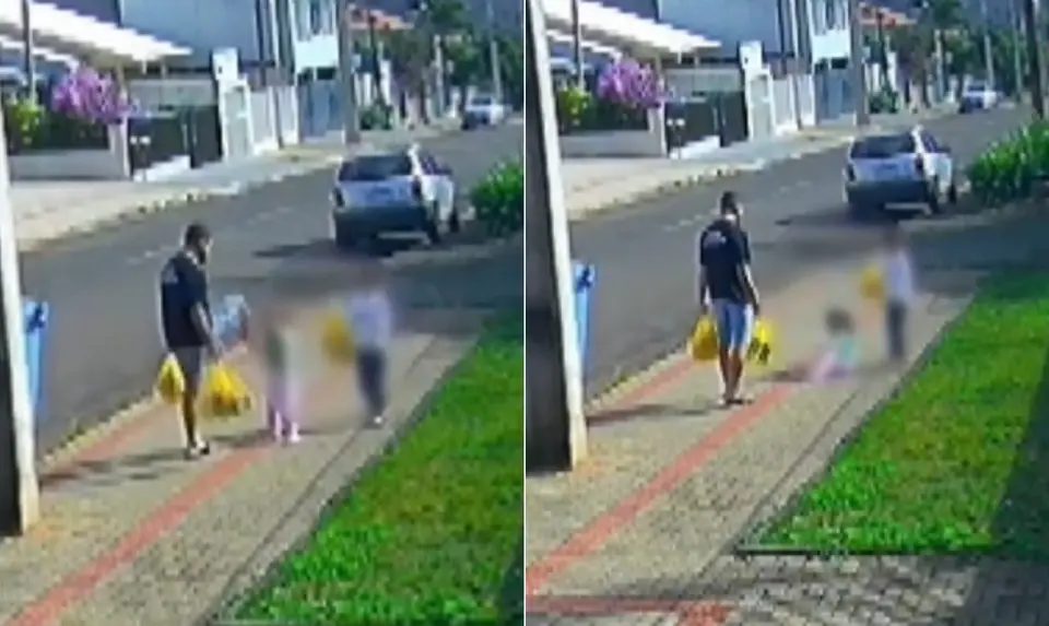 Man arrested in Francisco Beltrão for assaulting young daughter on street