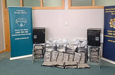 Cannabis worth €1.46m recovered in Dublin, two detained