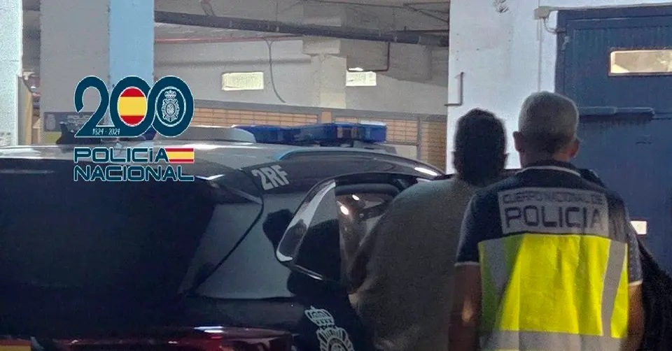 Varón de 26 años arrestado tras herir a un hombre en el rostro sin mediar razón en Málaga