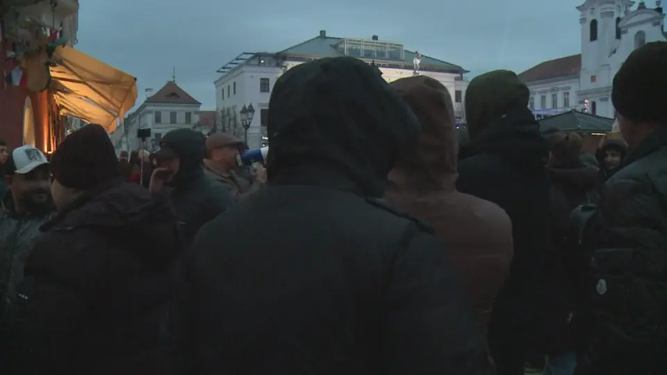 Two people suspected of public order offences in connection with black-clad group at Fidesz events
