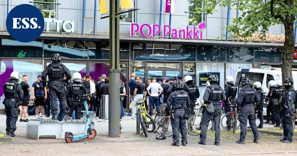 Violent confrontation between football supporters erupts in Lahti – police detain dozens