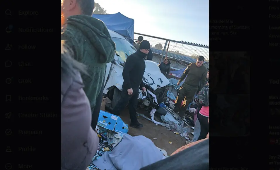 Driver hits six people at Viña del Mar fair in Chile