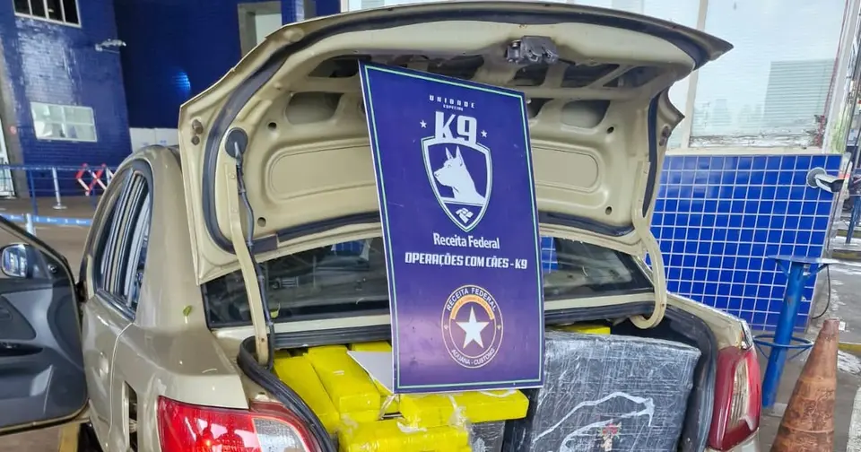 Paraguayan arrested at Foz customs with more than 300 kilos of cannabis