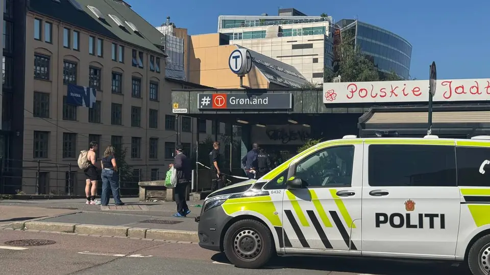 Vold ved Grønland T-banestasjon i Oslo