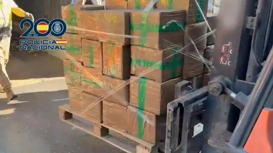 Interceptado en Alicante un camión que ocultaba 7.000 kilos de hachís bajo sacos de arena