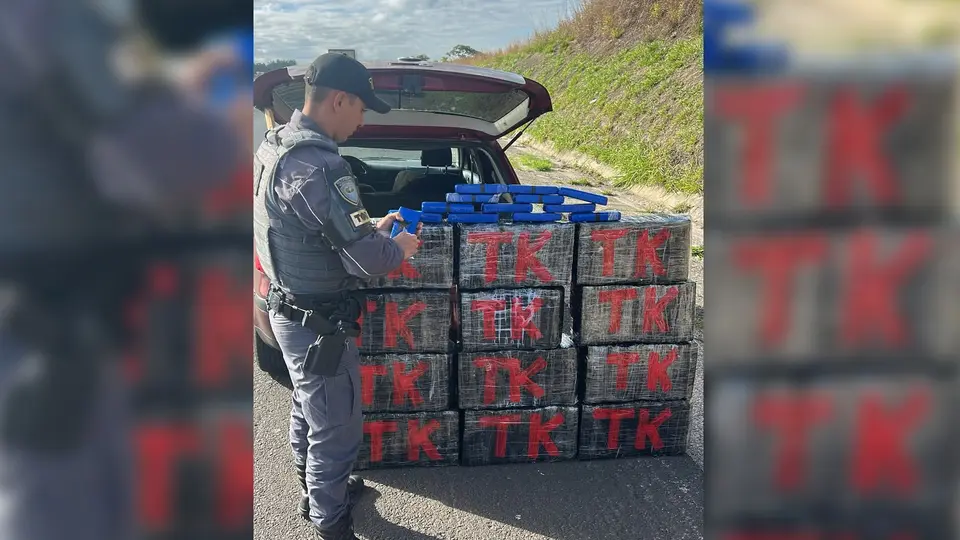 Motorista é preso com 265 kg de maconha em rodovia de Porangaba, SP
