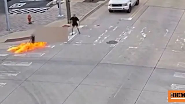 Man Throws Molotov Cocktail at Wheelchair-Bound Victim in Oklahoma City