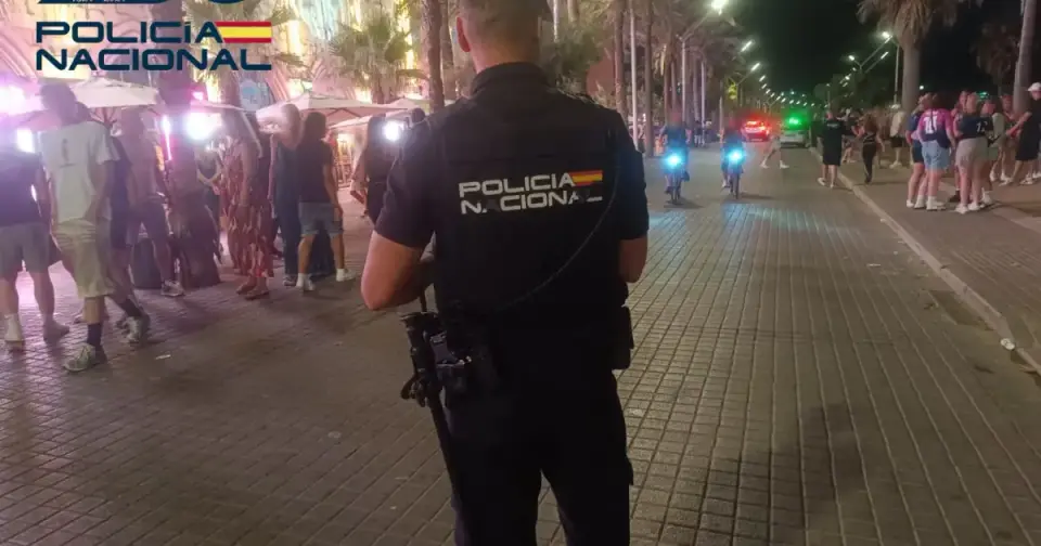 Casi un centenar de arrestos por hurtos a visitantes en la zona nocturna de Palma