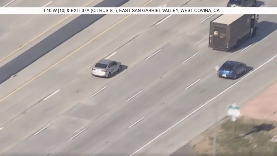 Suspected Car Thief Nabbed After Multi-County Freeway Chase