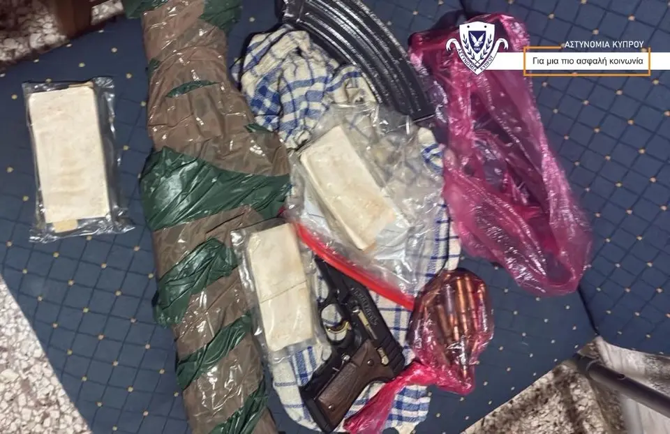 Weapons and ammunition seized from property in Larnaka – Person sought