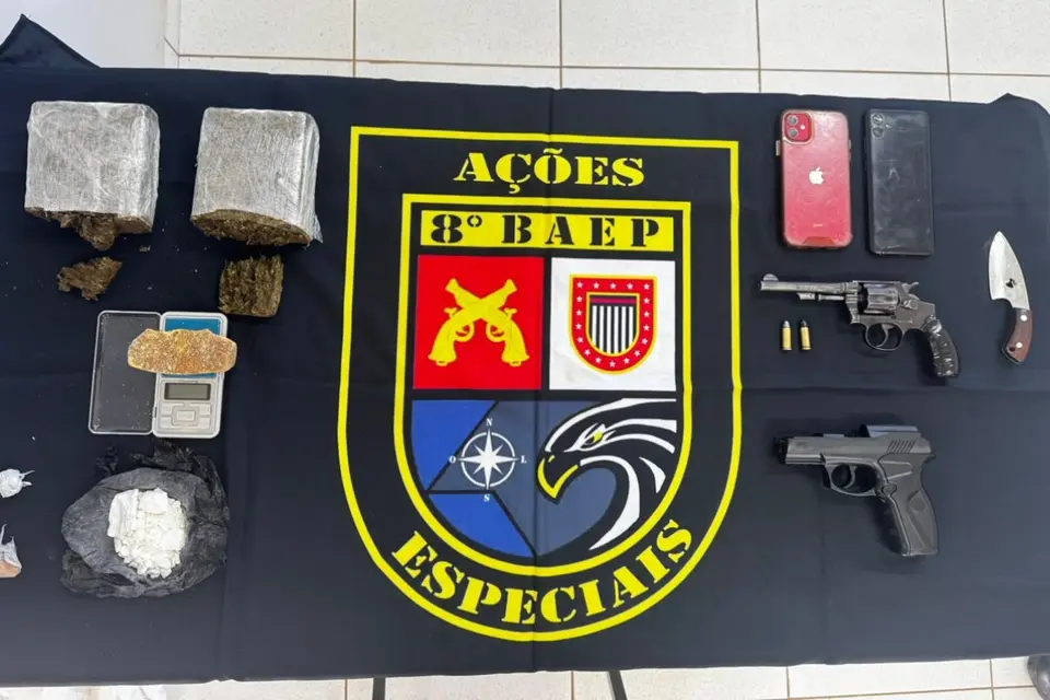Police operation arrests pair and seizes firearms in interior of São Paulo