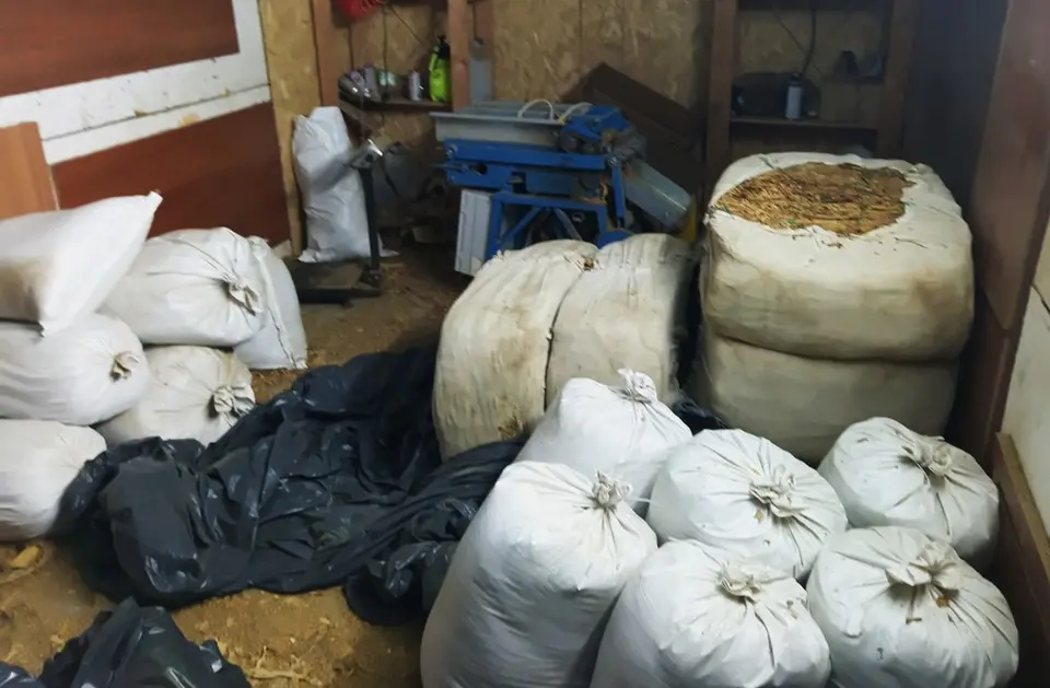Tobacco smuggling in Małopolska: man arrested with tonnes of illegal products
