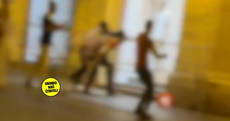 Attack on Cvjetni Square: group of men beat young man