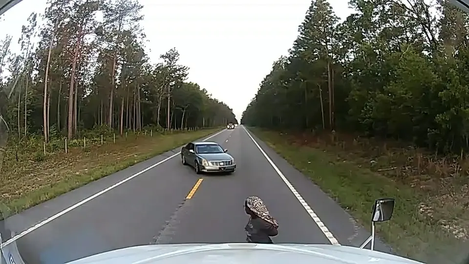 Truck Driver Helps Fleeing Woman in South Carolina