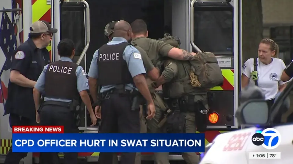 Gunfire in Chicago's Albany Park wounds officer, three civilians during SWAT probe