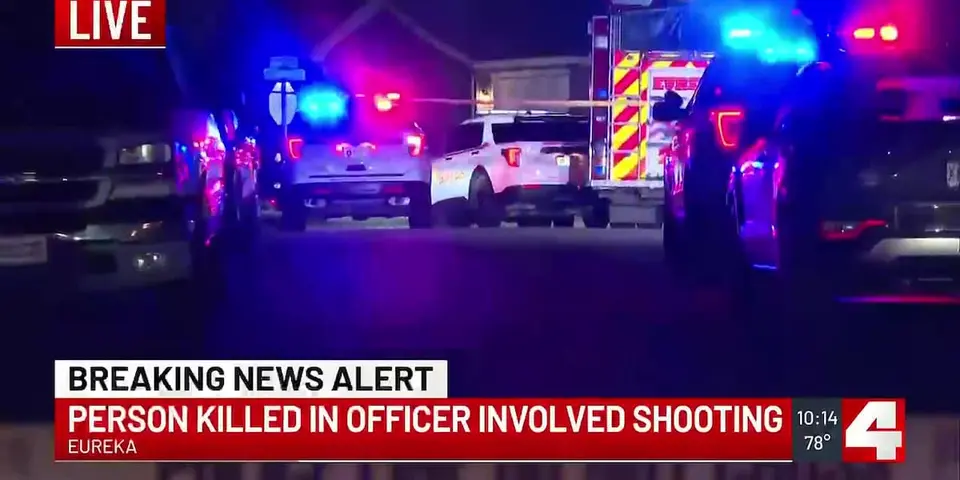 Armed suspect shot dead by police in Eureka after domestic disturbance call