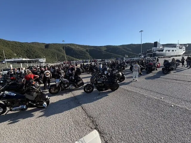 Ten arrests of Hell's Angels members in Igoumenitsa