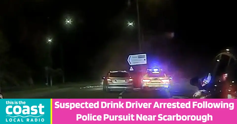 Man in his twenties arrested after drink-drive pursuit on A64 near Scarborough