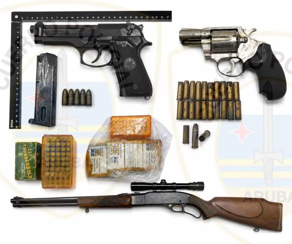 Three weapons and 359 rounds handed in on Aruba during KPA operation