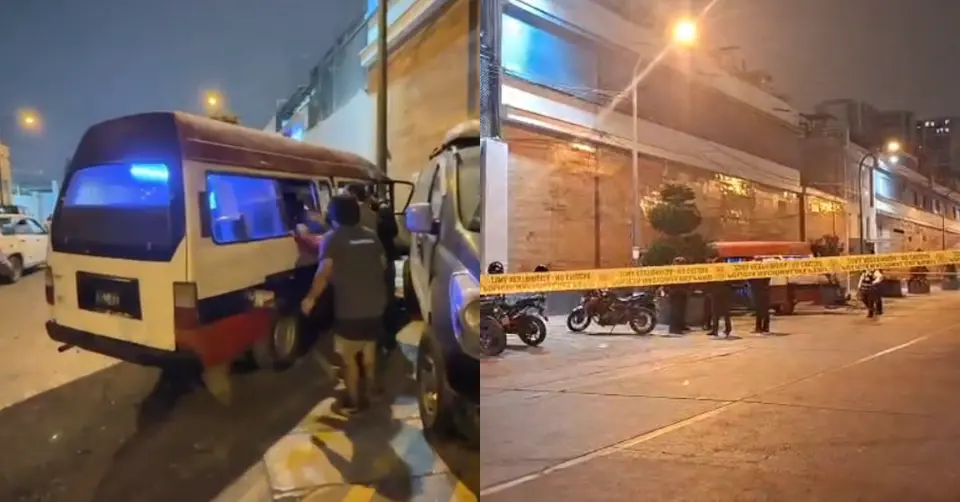 Minibus driver murdered in Lima's Cercado district after refusing to pay 3-sol extortion fees