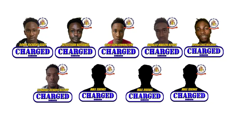 Nine charged over May 17 violent disorder in St Michael, Barbados