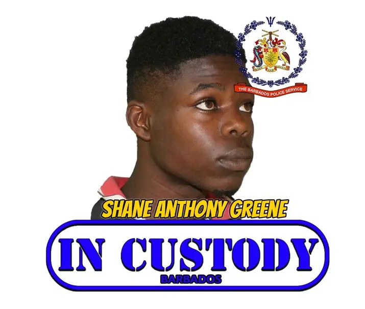 Wanted man Shane Greene surrenders to Oistins Police Station in Barbados