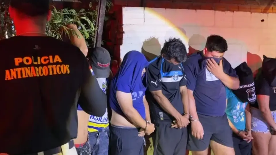 Eight arrested in Luque after dismantling drug distribution centre in Palma Loma neighbourhood