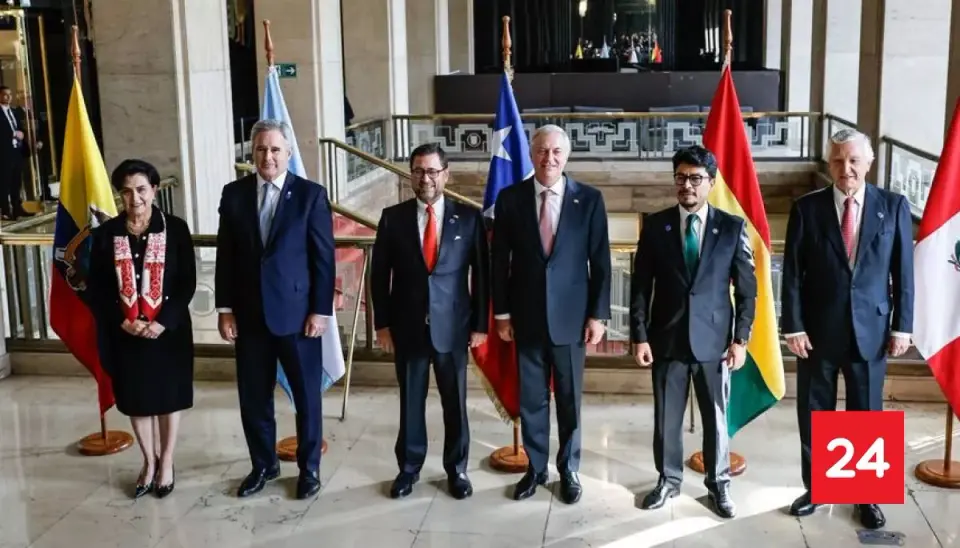 Cinco países sudamericanos firman el "Compromiso de Santiago" contra el crimen organizado