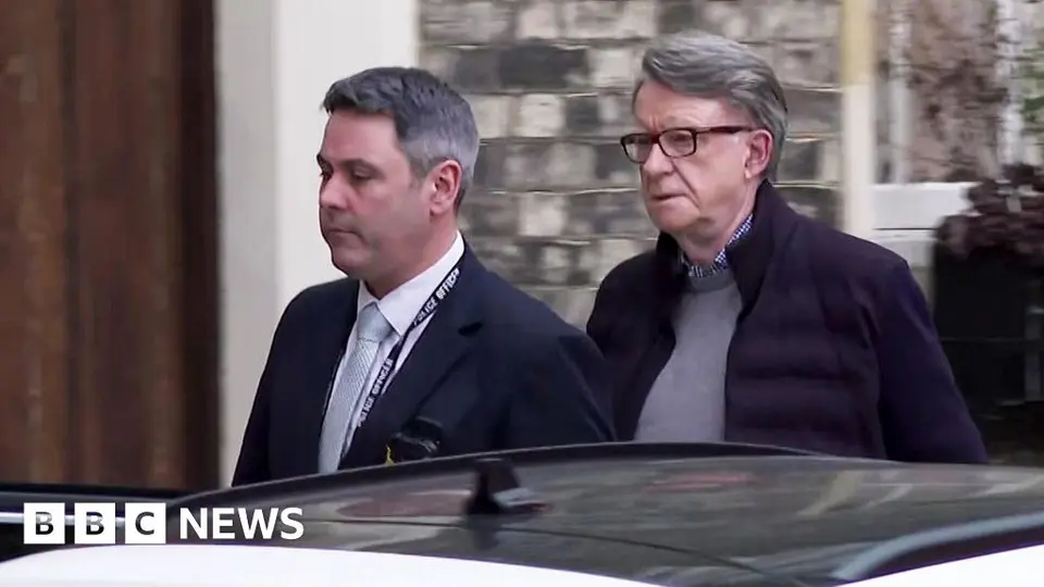 Mandelson arrested over Epstein leak claims, lawyers deny flight risk