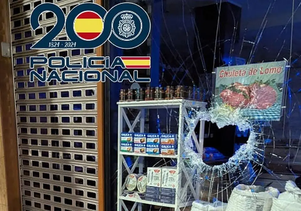 Man arrested in Ponferrada for attacking shops remanded in custody
