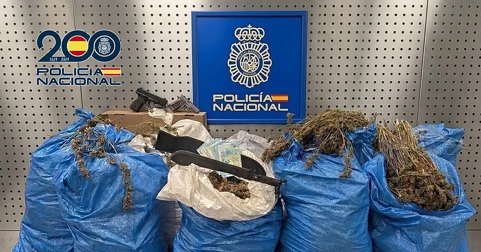 Dos detenidos y 100 kilos de marihuana intervenidos en Córdoba en la Operación 'Stars'