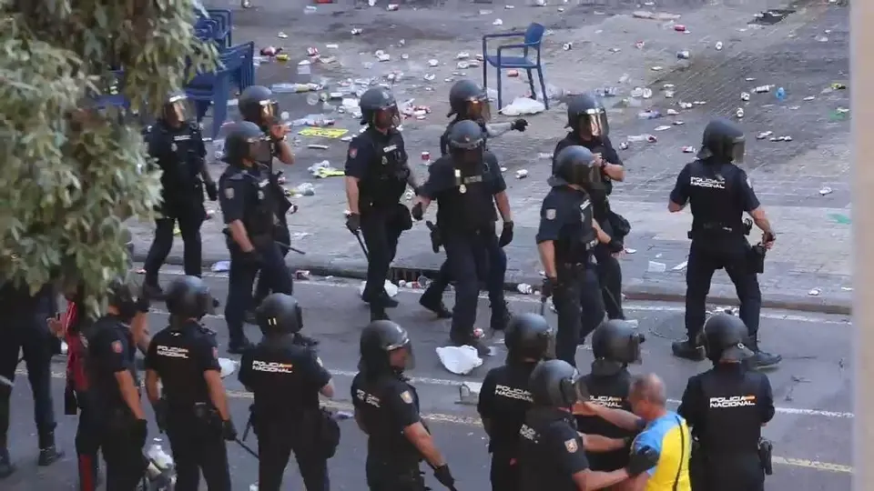 Detenido por disturbios ante el Valencia-Barça en Mestalla el 23 de mayo