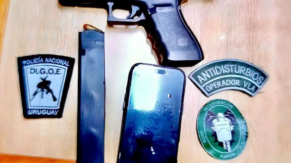 Tiroteo en Marconi termina con un detenido y una Glock modificada incautada
