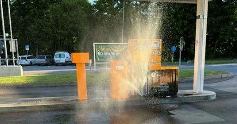 24-åring klippte bränsleslangar på 13 mackar – döms till villkorlig dom och 260 000 kr i skadestånd