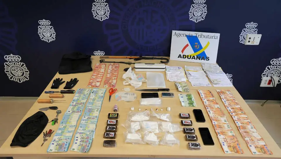 Desarticulado punto de venta de droga en Santander: casi un kilo de cocaína y un detenido en prisión