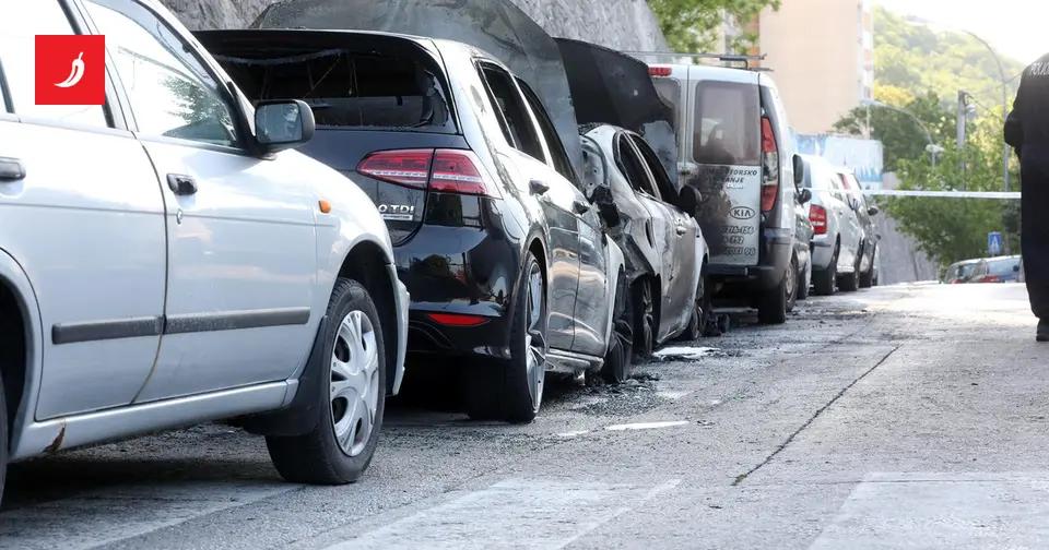 Namjerno zapaljen automobil na Zametu u Rijeci, šteta najmanje 2000 eura