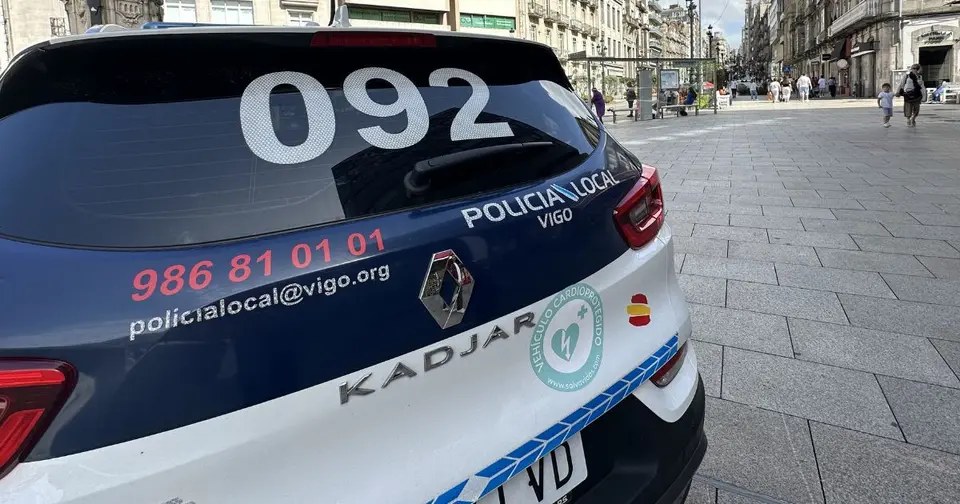 Detenido en Vigo por tráfico de drogas tras huir de un accidente de tráfico