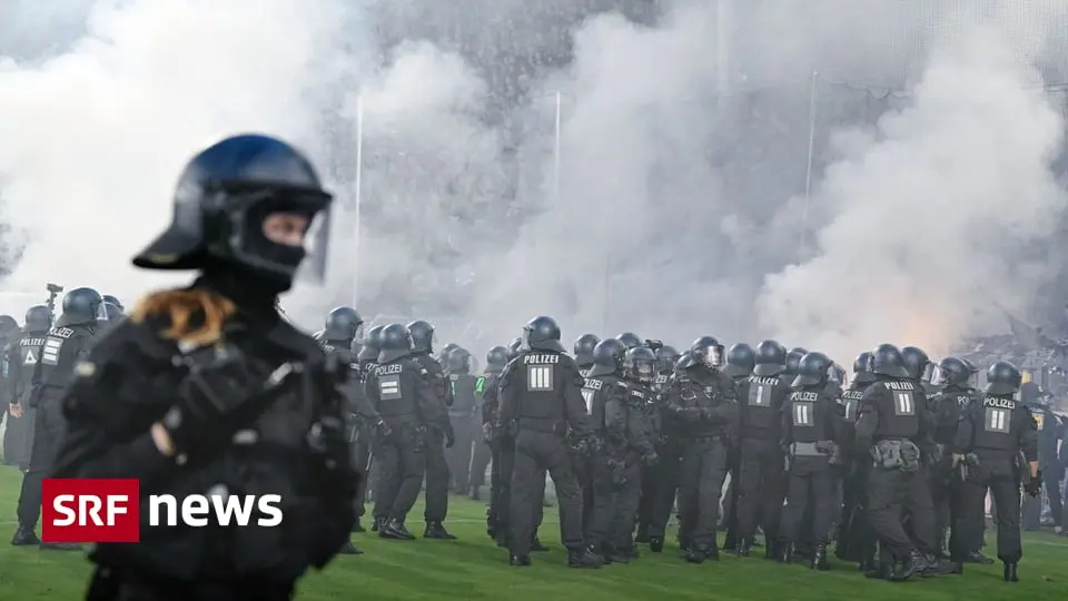 35 Polizisten bei Pokal-Derby Mannheim gegen Kaiserslautern verletzt