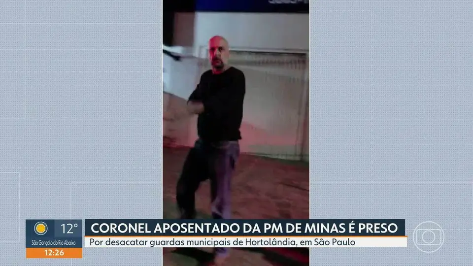 Coronel da reserva da PM é preso após desacatar guardas e danificar viatura
