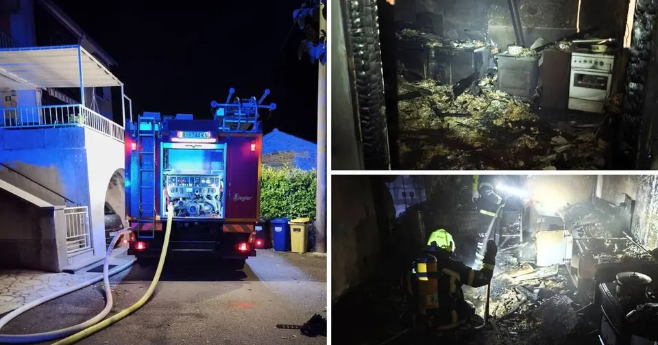 Man arrested on Krk: Set house and garage of 83-year-old woman on fire