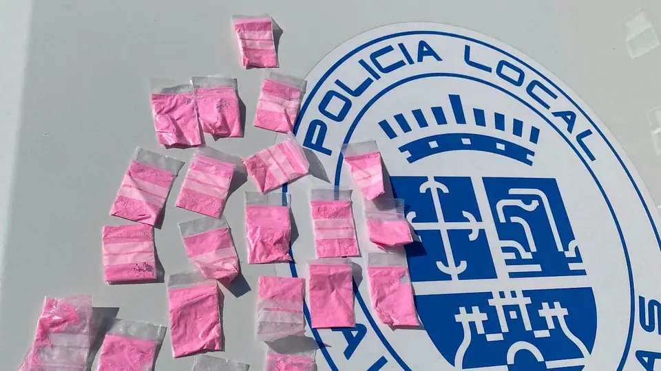 Cuatro detenidos en Alcobendas con 21 gramos de cocaína rosa lista para vender