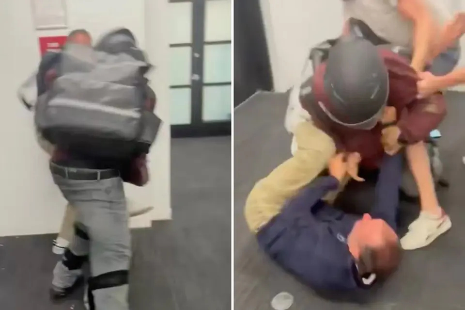Uber Eats Driver Punches Barstool Security Guard at NYC Midtown HQ