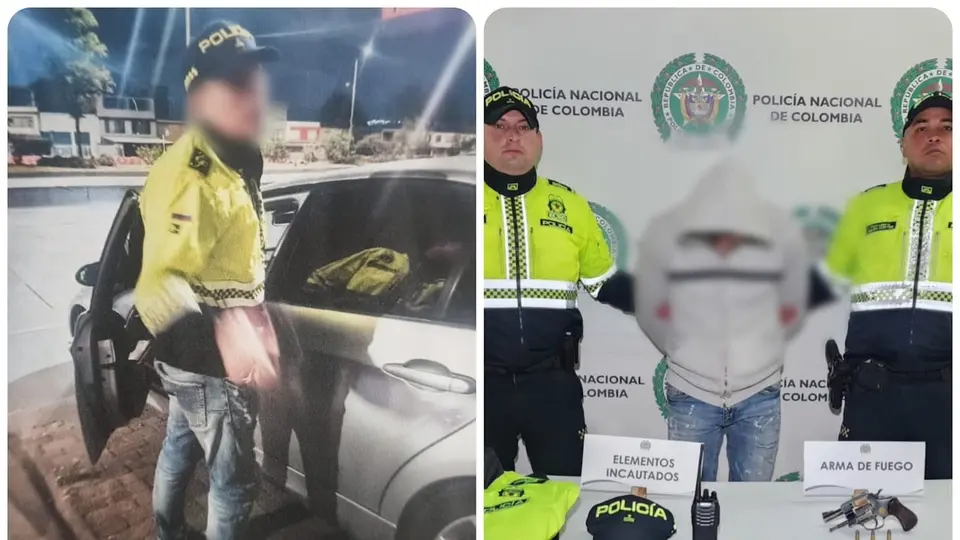 Fake police officer arrested in Puente Aranda with revolver and institutional uniform