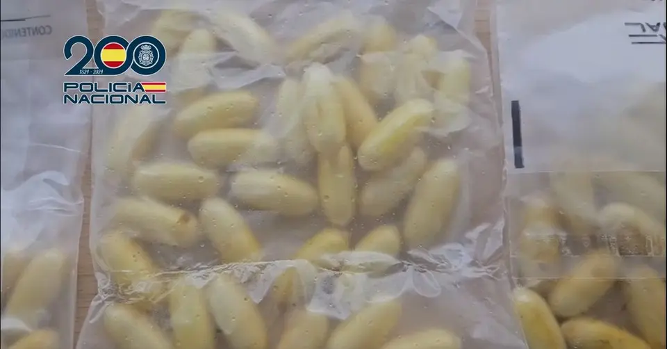 Man arrested in Seville with kilogramme and a half of cocaine hidden in his body